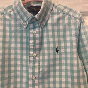 Ralph Lauren Button Down Dress Shirt. Size 5